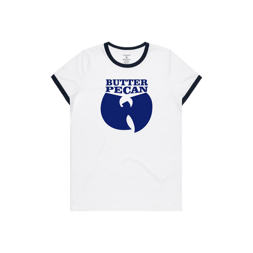 Wu-Tang Butter Pecan Ringer Tee, BLUE
