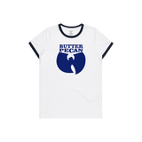 Wu-Tang Butter Pecan Ringer Tee, BLUE