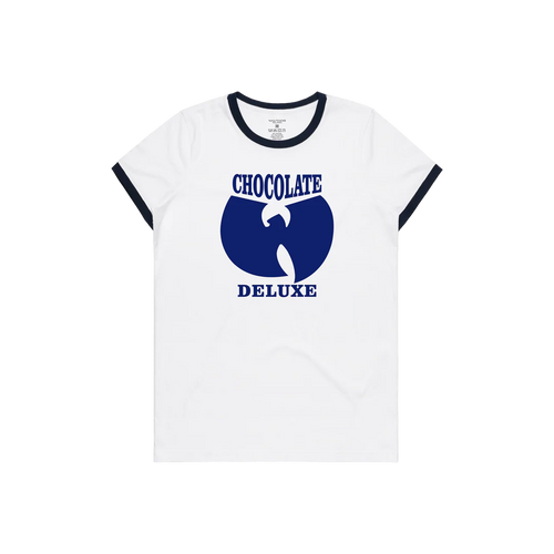 Wu-Tang Chocolate Deluxe Ringer Tee, BLUE