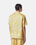 VERSACE BAROCCO SILK SHIRT, Yellow+Print