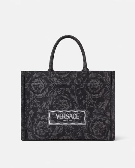 VERSACE MEDUSA LOGO T-SHIRT, Black