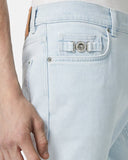 VERSACE SLIM FIT JEANS, Light Blue