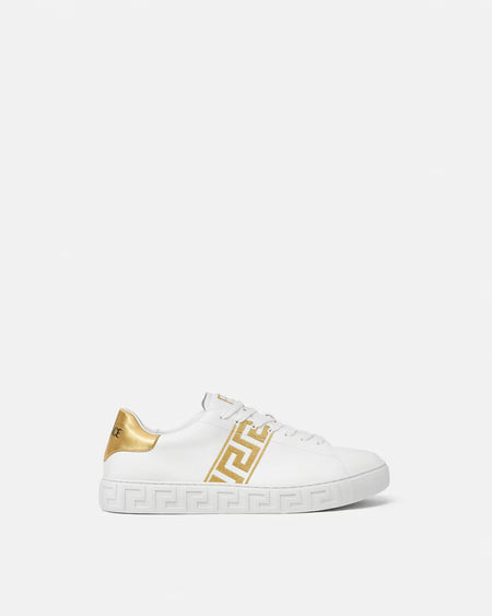 VERSACE Greek Key Contrast Running Shoes