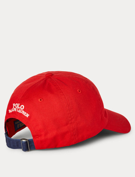 Polo Ralph Lauren Shield Twill Chariots Cap, Red