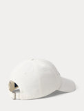 Polo Ralph Lauren Crest-Embroidered Twill Ball Cap, White