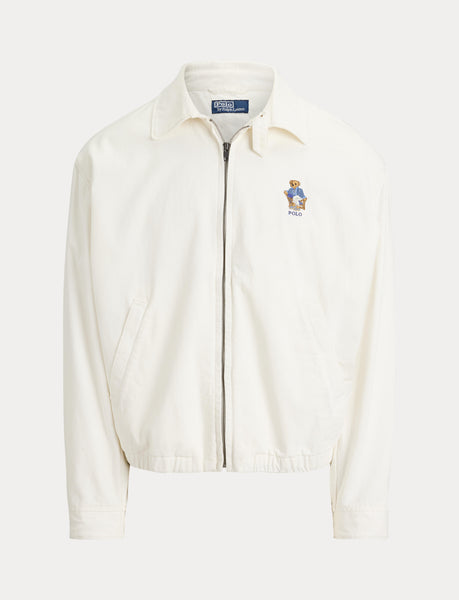 Polo Ralph Lauren Twill Windbreaker Jacket, White