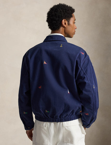 Polo Ralph Lauren The Nautical-Embroidered Big Jacket, Navy
