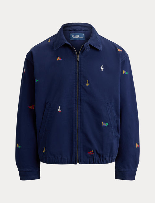 Polo Ralph Lauren The Nautical-Embroidered Big Jacket, Navy