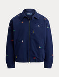 Polo Ralph Lauren The Nautical-Embroidered Big Jacket, Navy