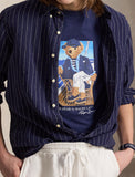 Polo Ralph Lauren Classic Fit Polo Bear Jersey T-Shirt, Navy