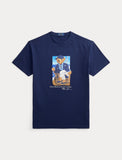 Polo Ralph Lauren Classic Fit Polo Bear Jersey T-Shirt, Navy