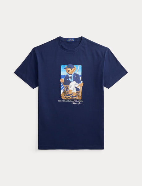 Polo Ralph Lauren Classic Fit Polo Bear Jersey T-Shirt, Navy