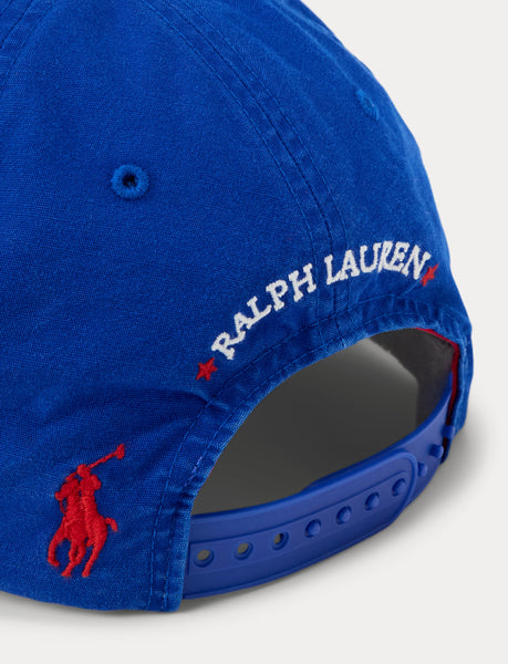 Polo Ralph Lauren Embroidered Canvas Ball Cap, Royal