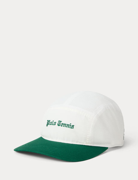 Polo Ralph Lauren Embroidered Mesh & Faille Cap, White