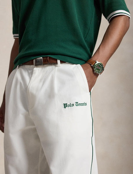 Polo Ralph Lauren Oakfort Classic Fit Faille Pant, White