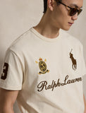 Polo Ralph Lauren Classic Fit Big Pony Jersey T-Shirt, Beige