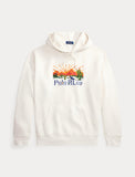 Polo Ralph Lauren Relaxed Fit Fleece Graphic Hoodie, White