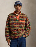 Polo Ralph Lauren Relaxed Fit Pile Fleece Pullover, Red Multi
