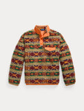 Polo Ralph Lauren Relaxed Fit Pile Fleece Pullover, Red Multi