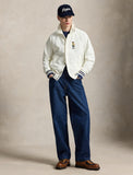 Polo Ralph Lauren The Bayport Vintage Fit Polo Bear Jacket, Cream