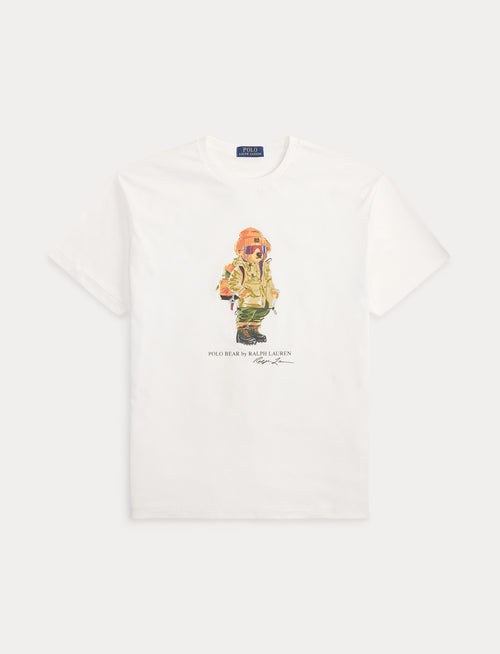 Polo Ralph Lauren Classic Fit Polo Bear Jersey T-Shirt, White