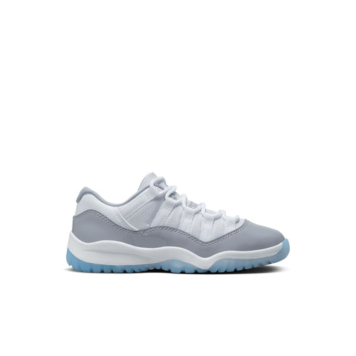Air Jordan 11 Retro Low (PS), WHITE/UNIVERSITY BLUE-CEMENT GREY