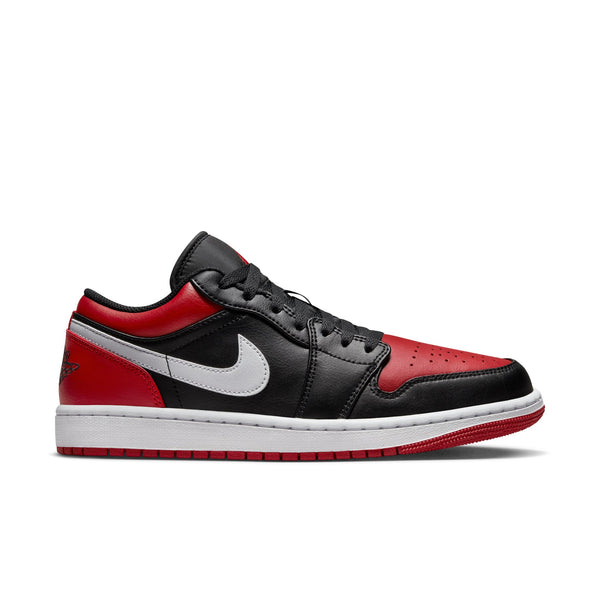 Air Jordan 1 Low , BLACK/GYM RED-WHITE