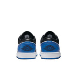 Air Jordan 1 Low, WHITE/ROYAL BLUE-BLACK-WHITE