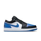 Air Jordan 1 Low, WHITE/ROYAL BLUE-BLACK-WHITE