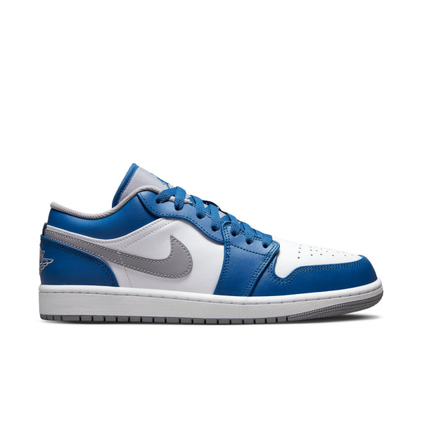 Air Jordan 1 Low, TRUE BLUE/CEMENT GREY-WHITE