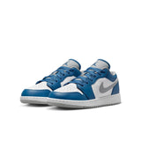 Air Jordan 1 Low (GS), TRUE BLUE/CEMENT GREY-WHITE