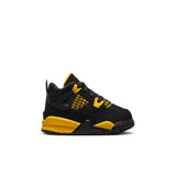 Jordan 4 Retro (TD), BLACK/WHITE-TOUR YELLOW