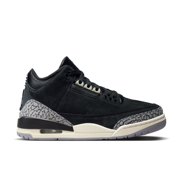 WMNS Air Jordan 3 Retro, OFF NOIR/BLACK-SAIL-CEMENT GREY