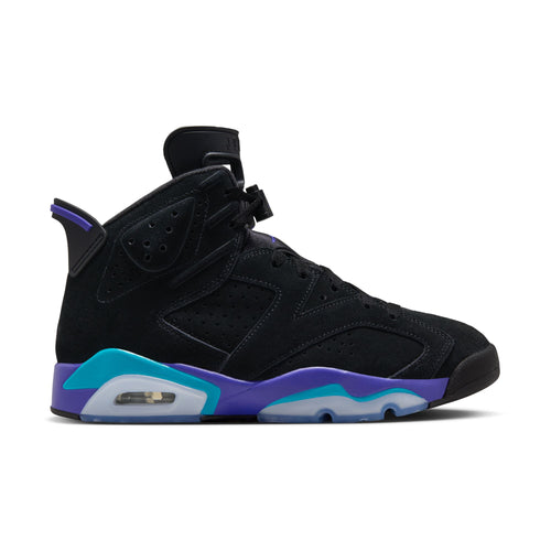 Air Jordan 6 Retro, BLACK/BRIGHT CONCORD-AQUATONE