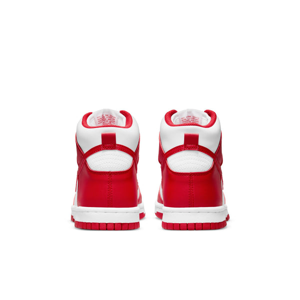 Nike Dunk High (GS), WHITE/UNIVERSITY RED