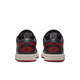 WMNS Air Jordan 1 Low, BLACK/GYM RED-SAIL