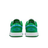 WMNS Air Jordan 1 Low , LUCKY GREEN/AQUATONE-WHITE