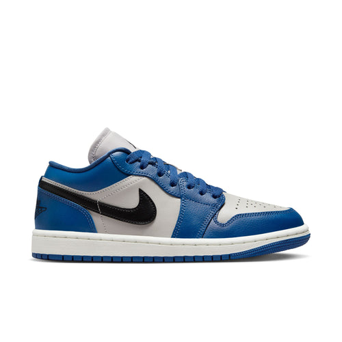 WMNS Air Jordan 1 Low, FRENCH BLUE/BLACK-COLLEGE GREY-SAIL