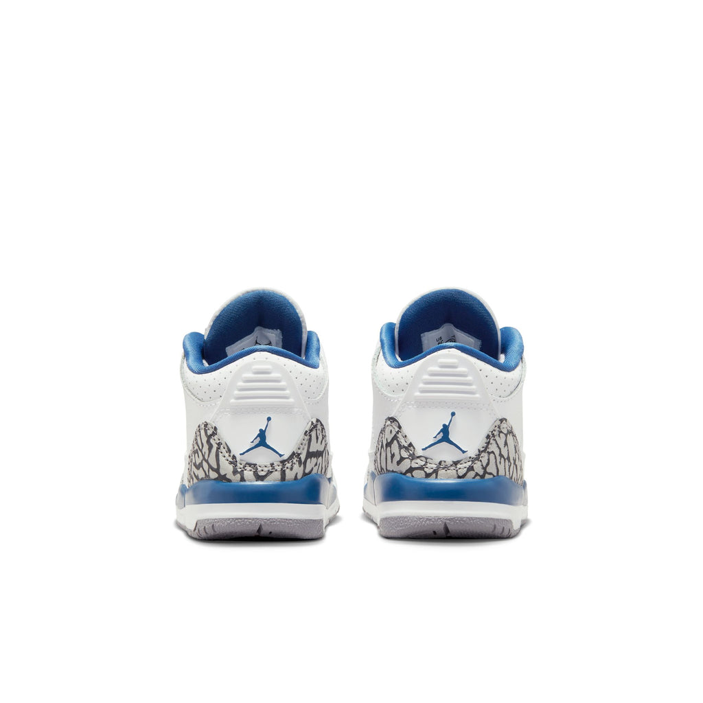 Jordan 3 Retro (TD), WHITE/METALLIC COPPERTRUE BLUE OZNICO
