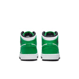 Air Jordan 1 Mid (GS), LUCKY GREEN/BLACK-WHITE