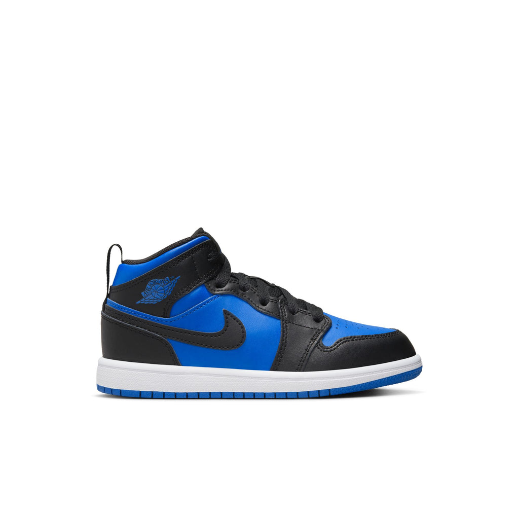 Jordan 1 mid blue black discount