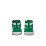 Jordan 1 Mid (PS), LUCKY GREEN/BLACK-WHITE