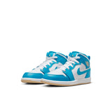 Jordan 1 Mid (PS), AQUATONE/CELESTIAL GOLD-WHITE