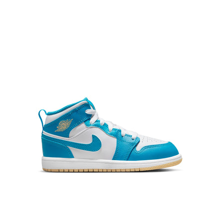 Jordan 1 Mid (PS), UNIVERSITY BLUE/BLACK-WHITE