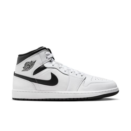 Air Jordan 1 Mid, WHITE/BLACK-WHITE-BLACK