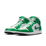 Air Jordan 1 Mid , LUCKY GREEN/BLACK-WHITE