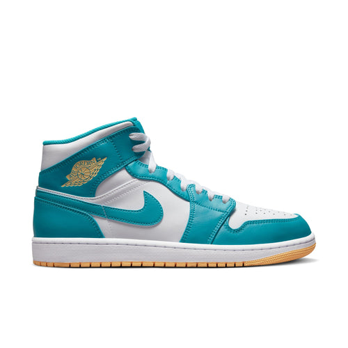 Air Jordan 1 Mid, AQUATONE/CELESTIAL GOLD-WHITE