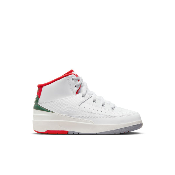 Jordan 2 Retro (PS), WHITE/FIRE RED-FIR-SAIL