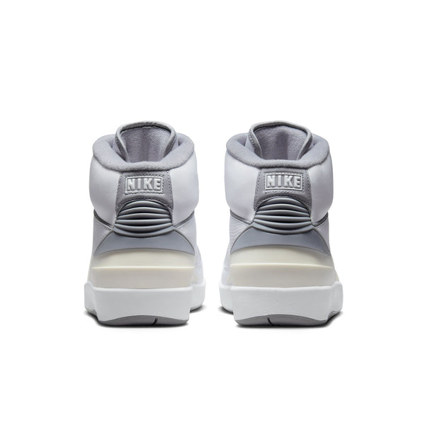 Air Jordan 2 Retro, WHITE/CEMENT GREY-SAIL-BLACK