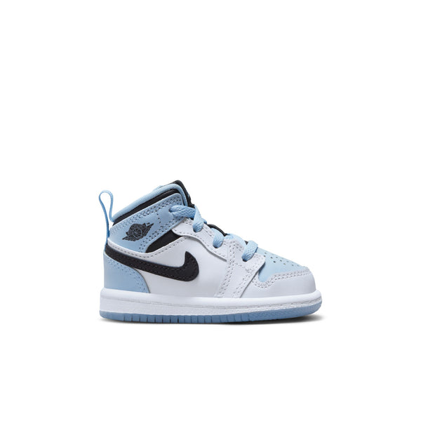 Jordan 1 Mid SE (TD), WHITE/ICE BLUE-BLACK